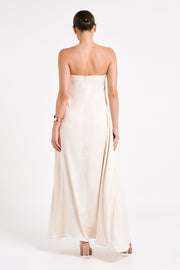 Luisa Strapless Maxi Dress - Sand