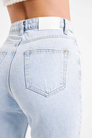 Lauren Straight Leg Jeans - Light Blue