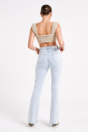 Ninetta Knit Bralette - Taupe