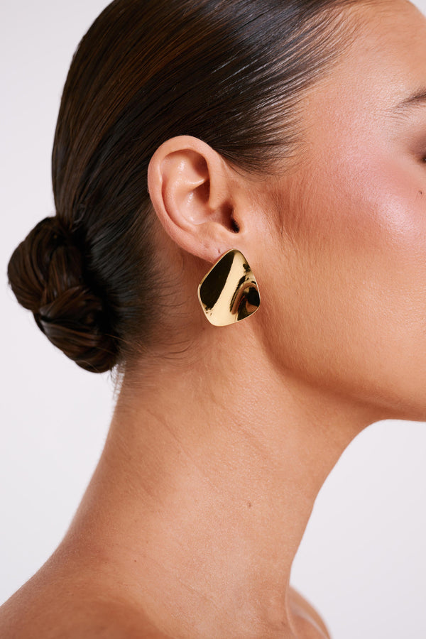 Austen Irregular Earrings - Gold