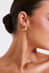 Katia Hoop Earrings - Silver