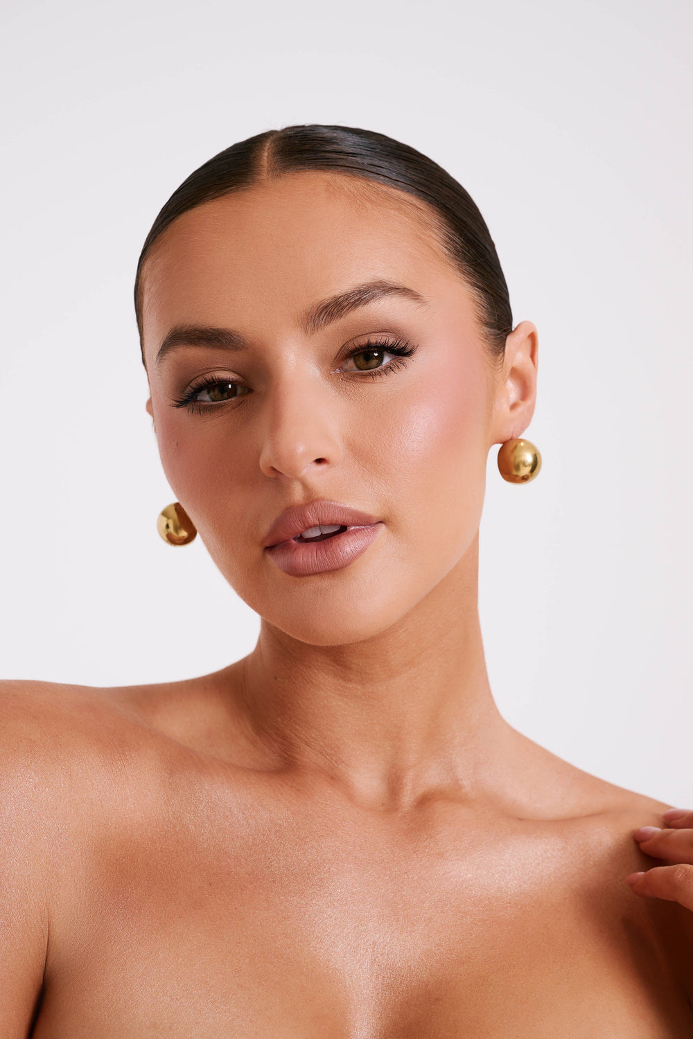 Katia Hoop Earrings - Gold