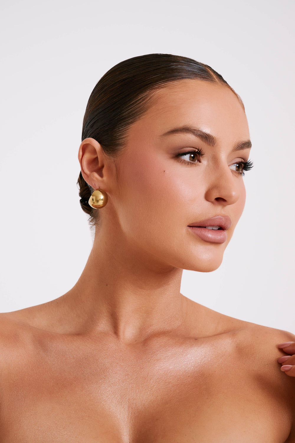 Katia Hoop Earrings - Gold