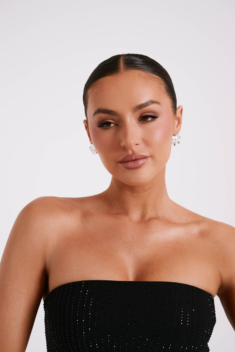 Lala Rose Earrings - Silver