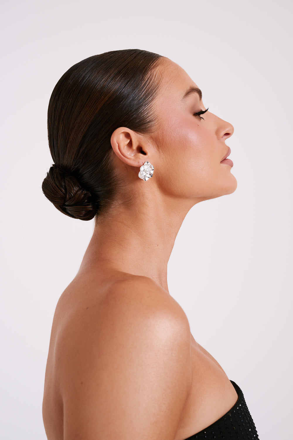 Lala Rose Earrings - Silver