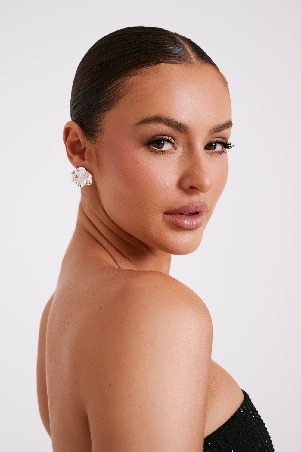 Lala Rose Earrings - Silver