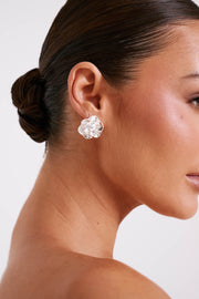 Lala Rose Earrings - Silver