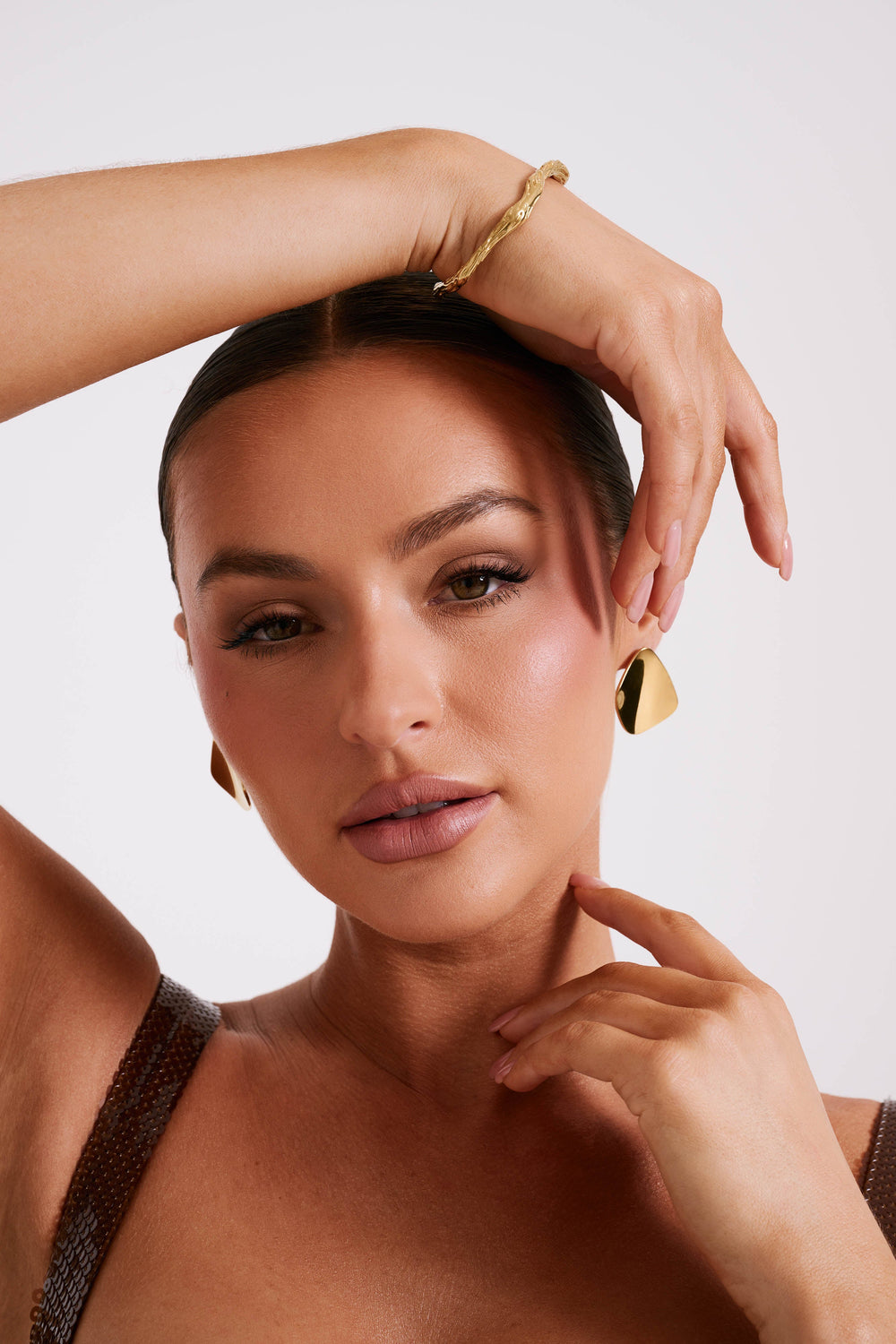 Karina Cuff Bracelet - Gold