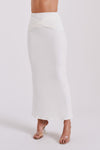 Ceri Maxi Twist Skirt - White
