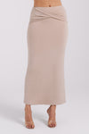 Ceri Maxi Twist Skirt - White