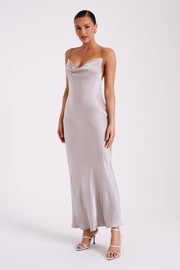 Kalani Chain Maxi Dress - Silver