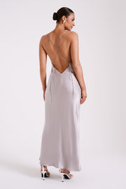 Kalani Chain Maxi Dress - Silver