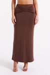 Ceri Maxi Twist Skirt - White