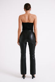 Dahlia Strapless V Corset - Black