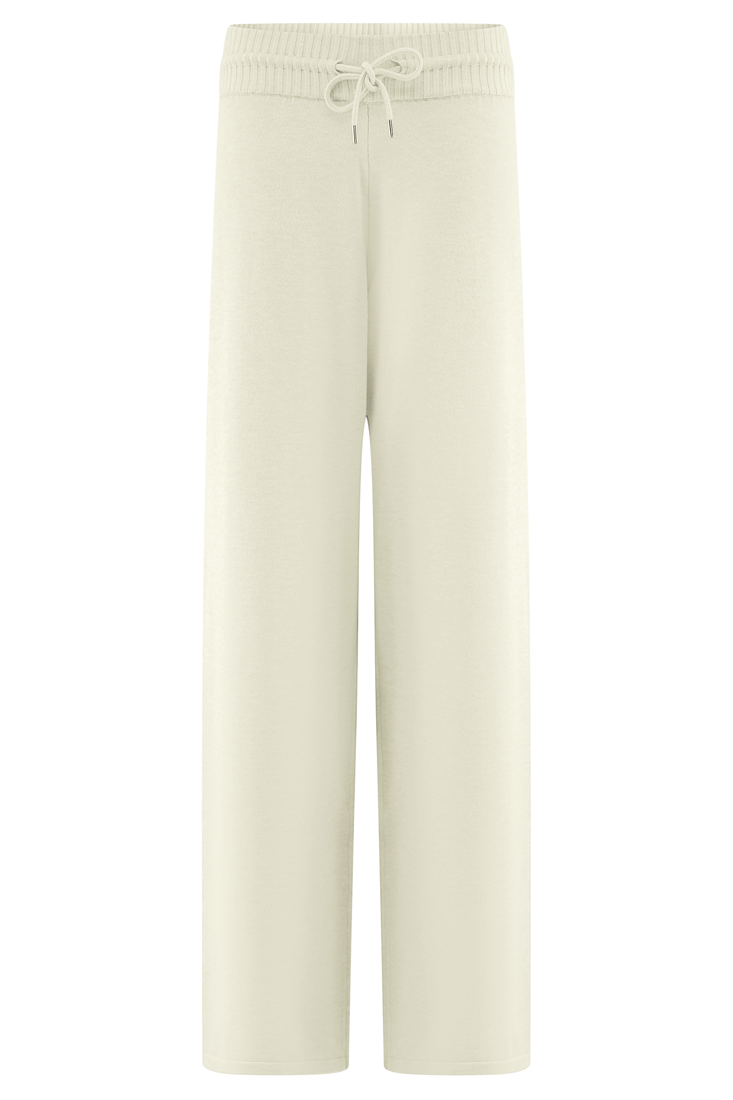 Natalya Knit Wide Leg Pants - Ivory | MESHKI