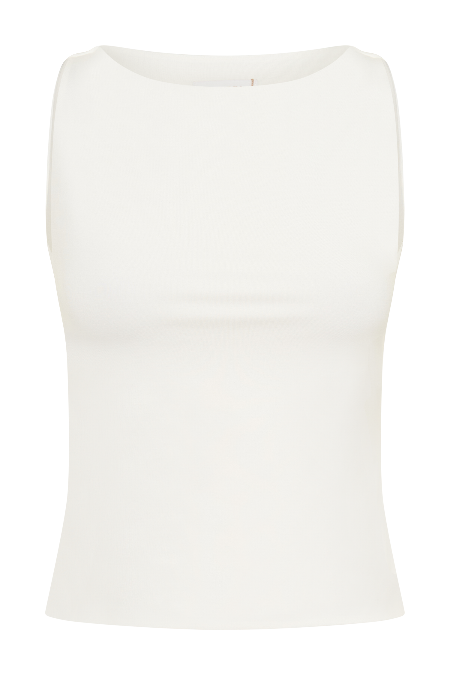 Nicolette Sleeveless Tank Top - White #7