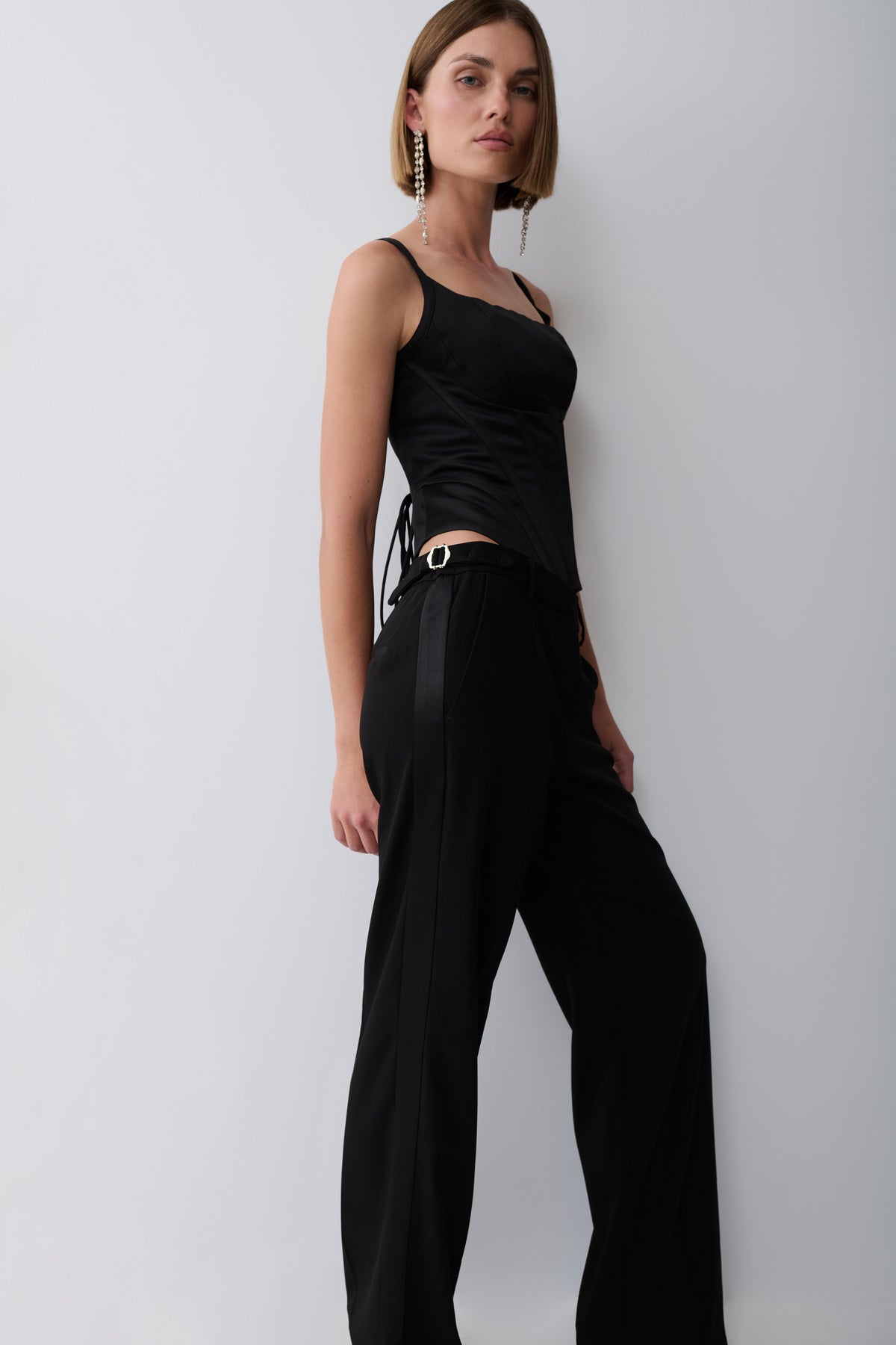 Theodora Straight Leg Pants - Black #4