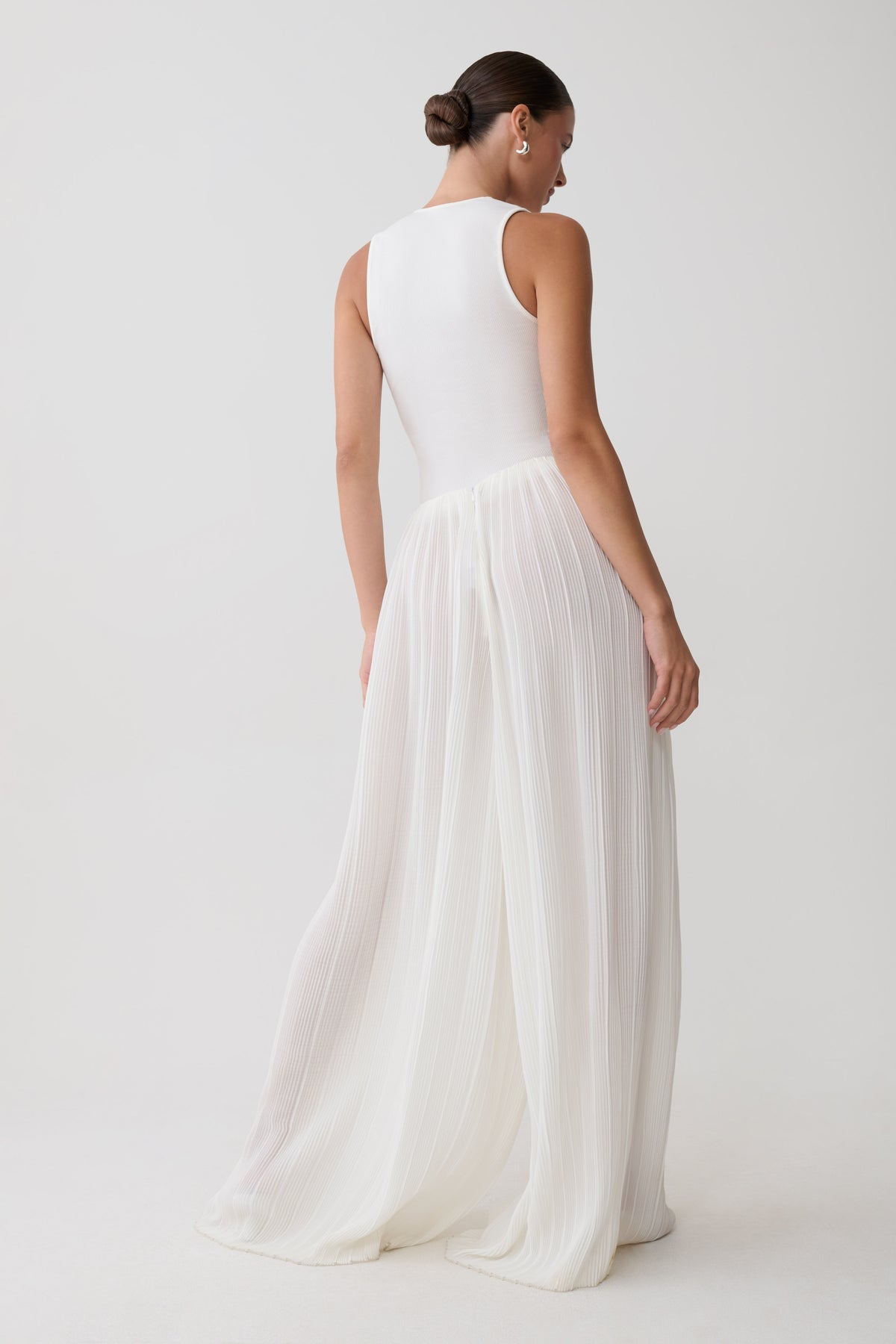 Jonah Plisse Straight Leg Pants - Ivory #2