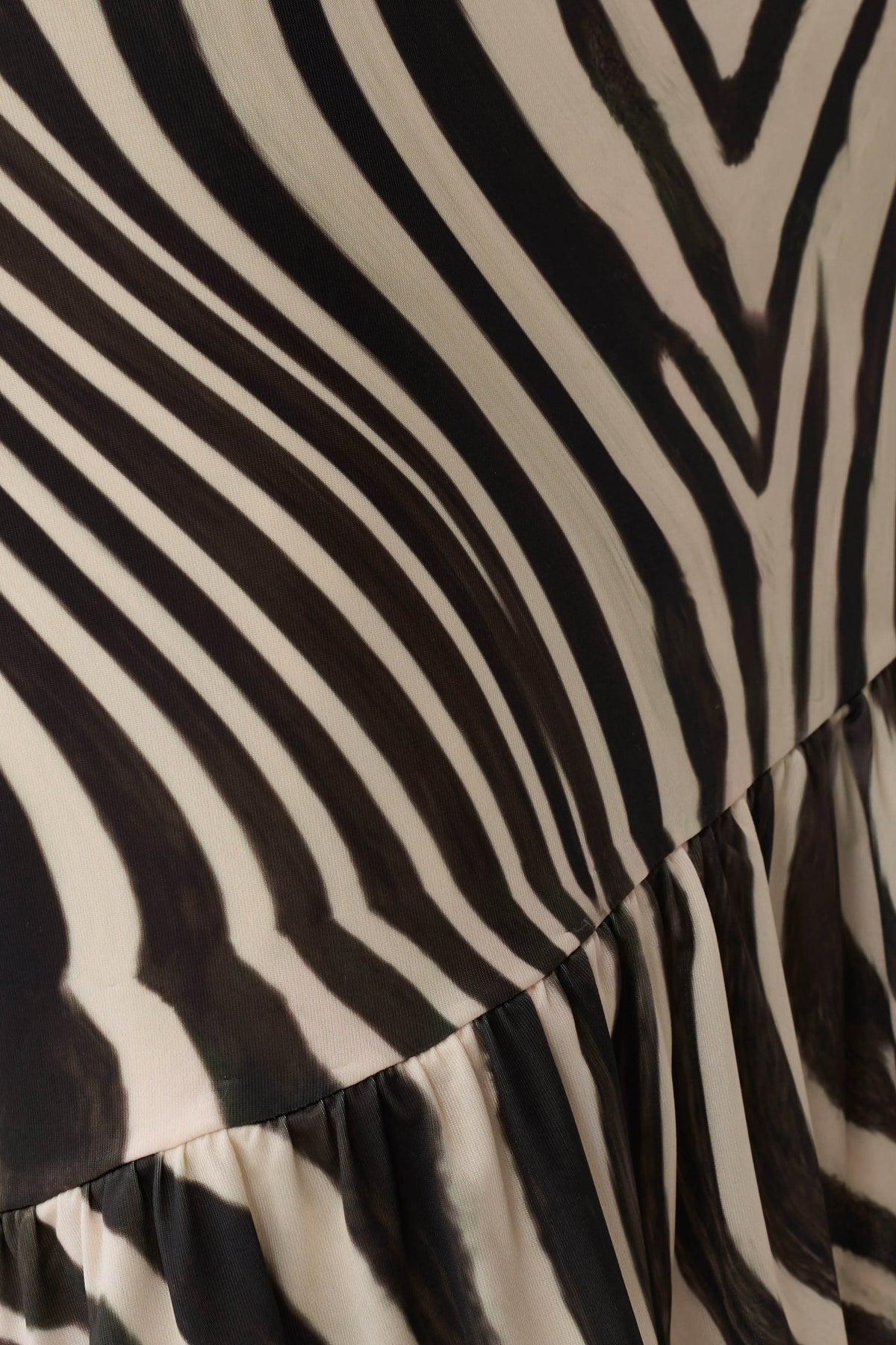 Polina Zebra Printed Midi Skirt - Zebra Print #6