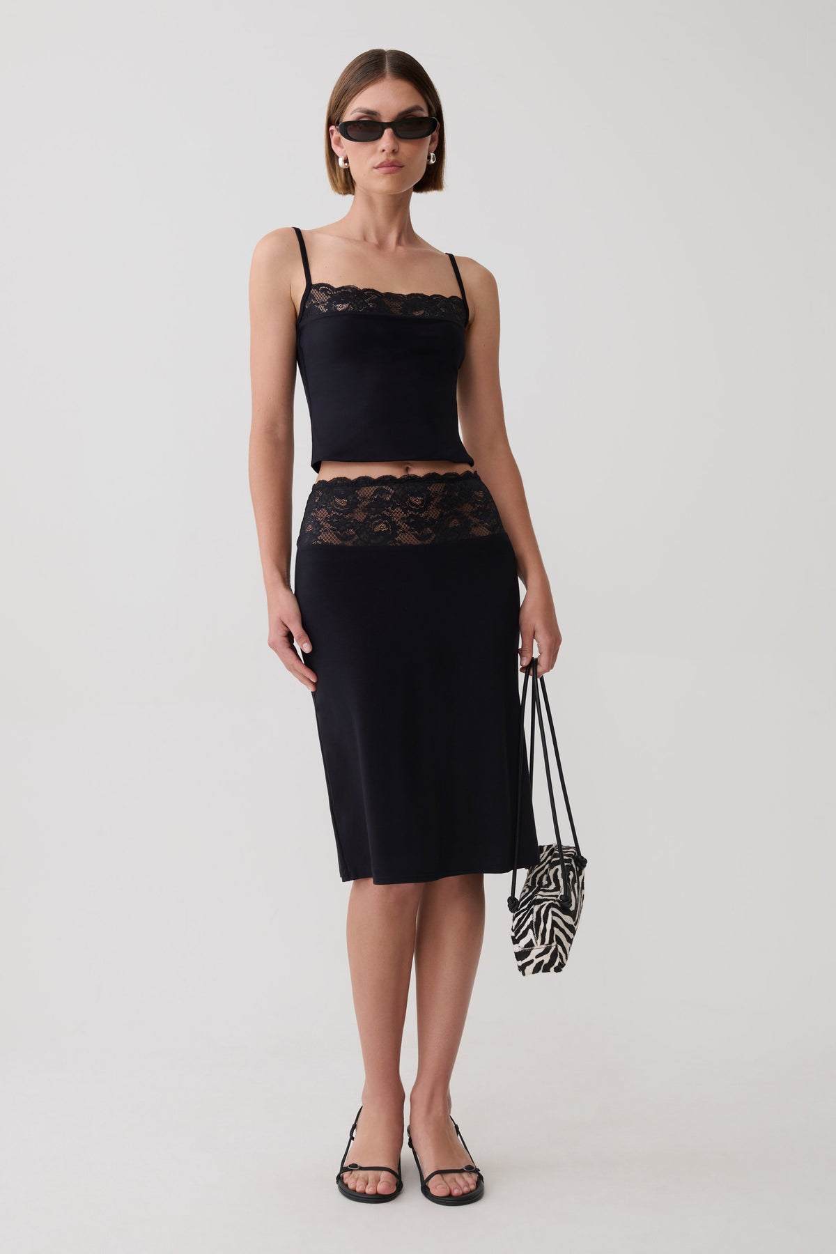 Elia Lace Skirt - Black #6