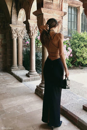 Meshki - Nice & toasty 🍞 @irisddiaz wears our MALENE Bodysuit X SYLVIA  Joggers, Part of #MESHKIBasics at www.meshki.com.au