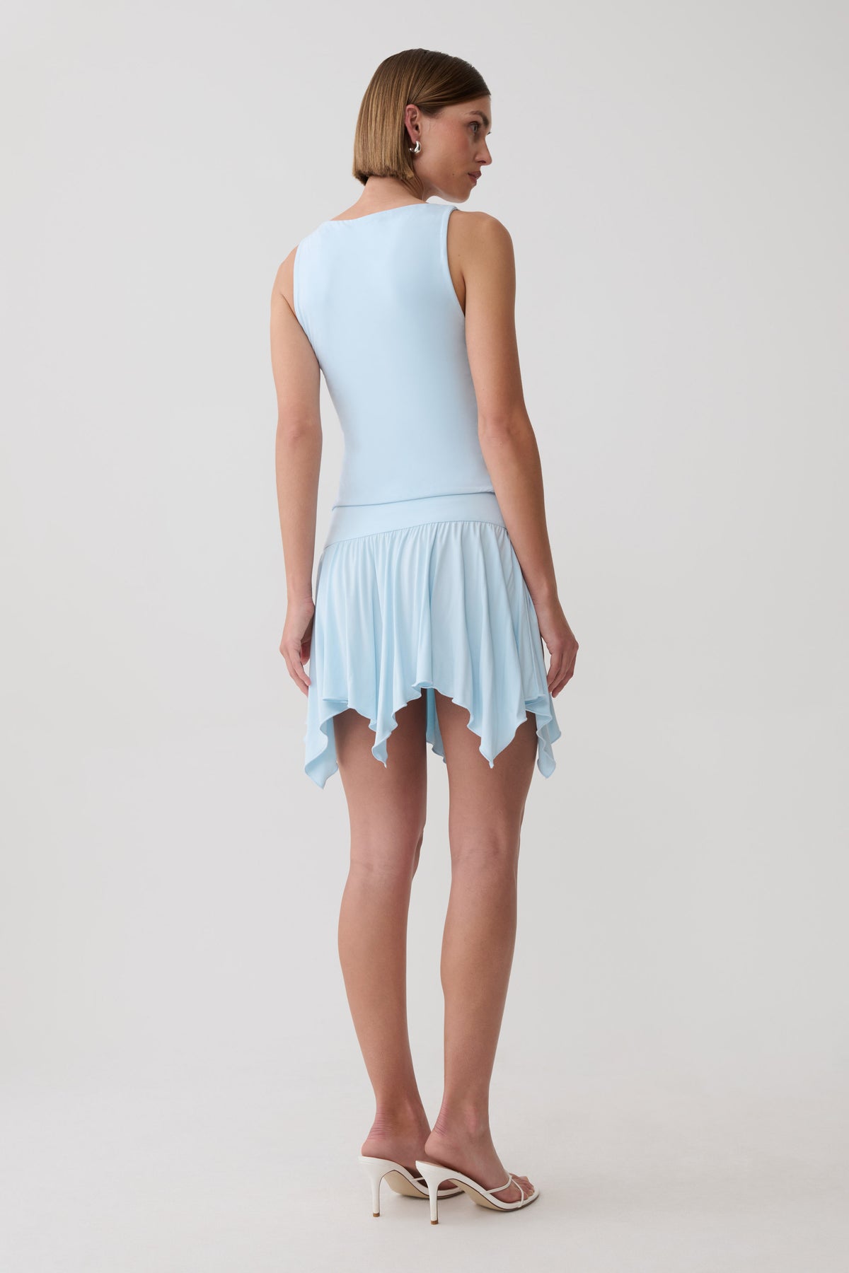Nicolette Sleeveless Tank Top - Pale Blue