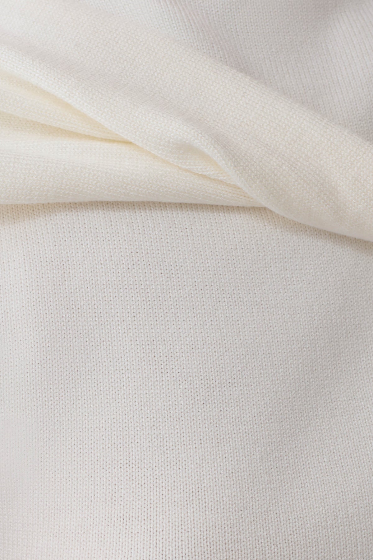 Deon Twist Detail Knit Top - White