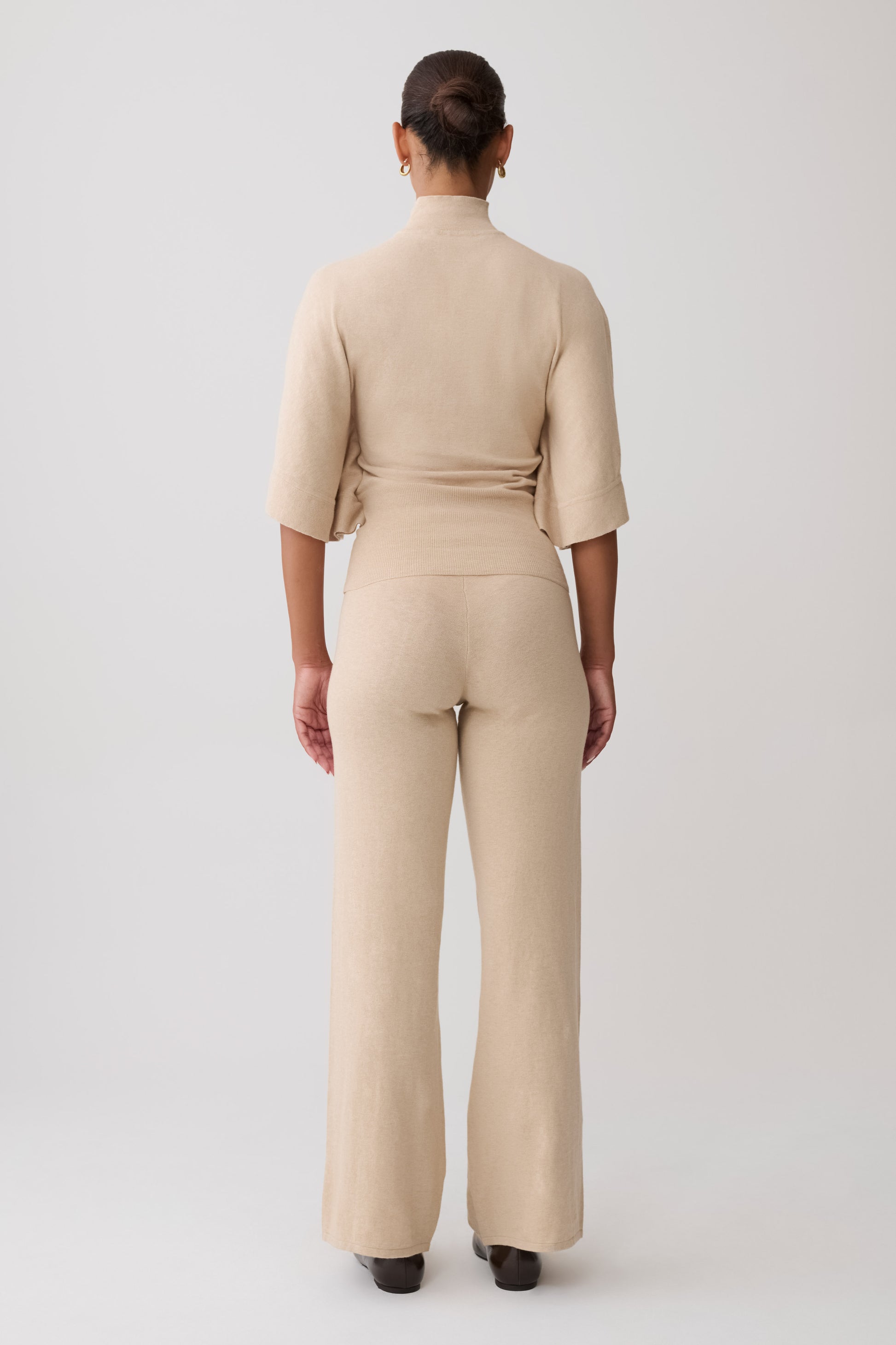 Helania Knit Pants - Oat Marle #2