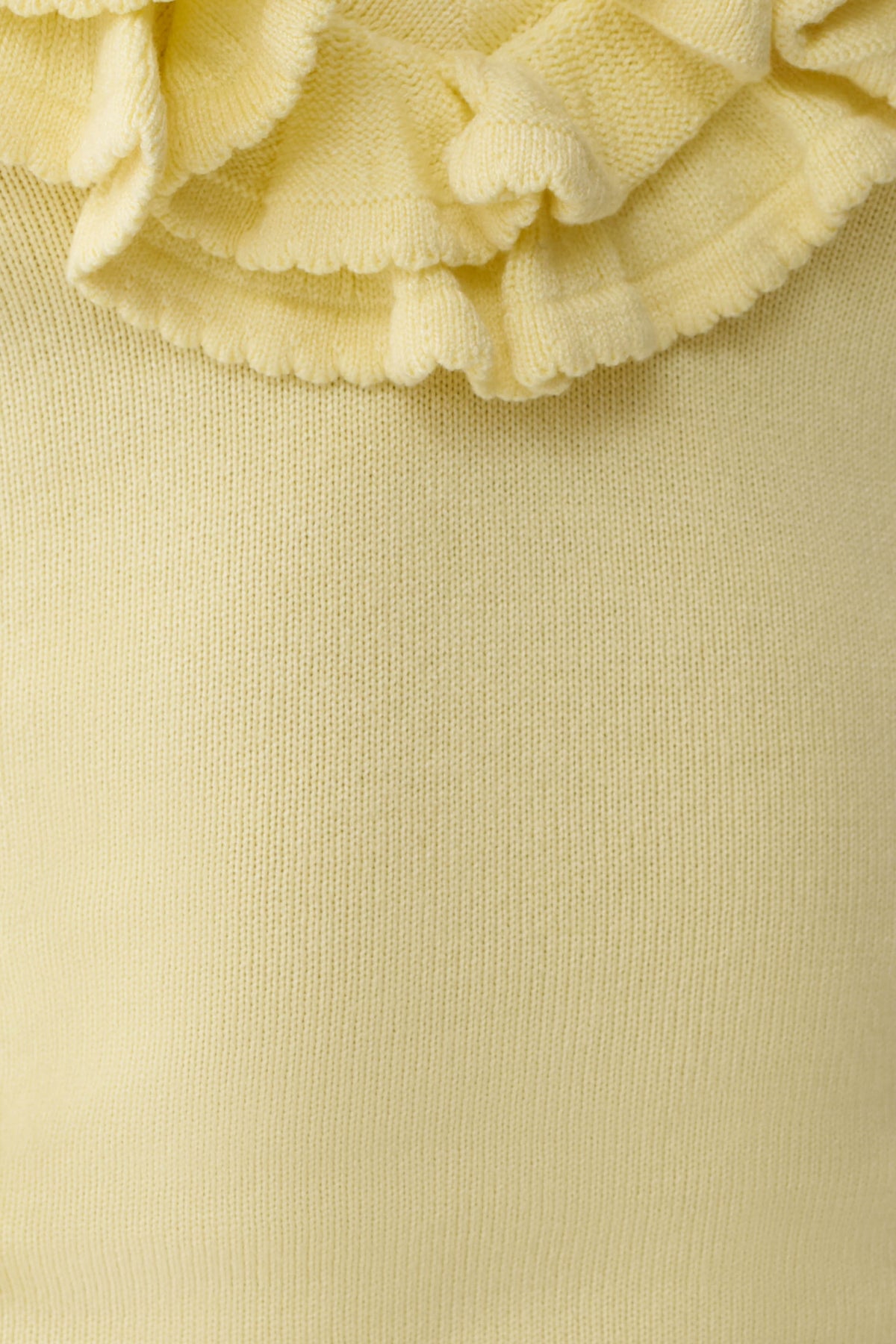 Tayler Ruffle Knit Top - Butter