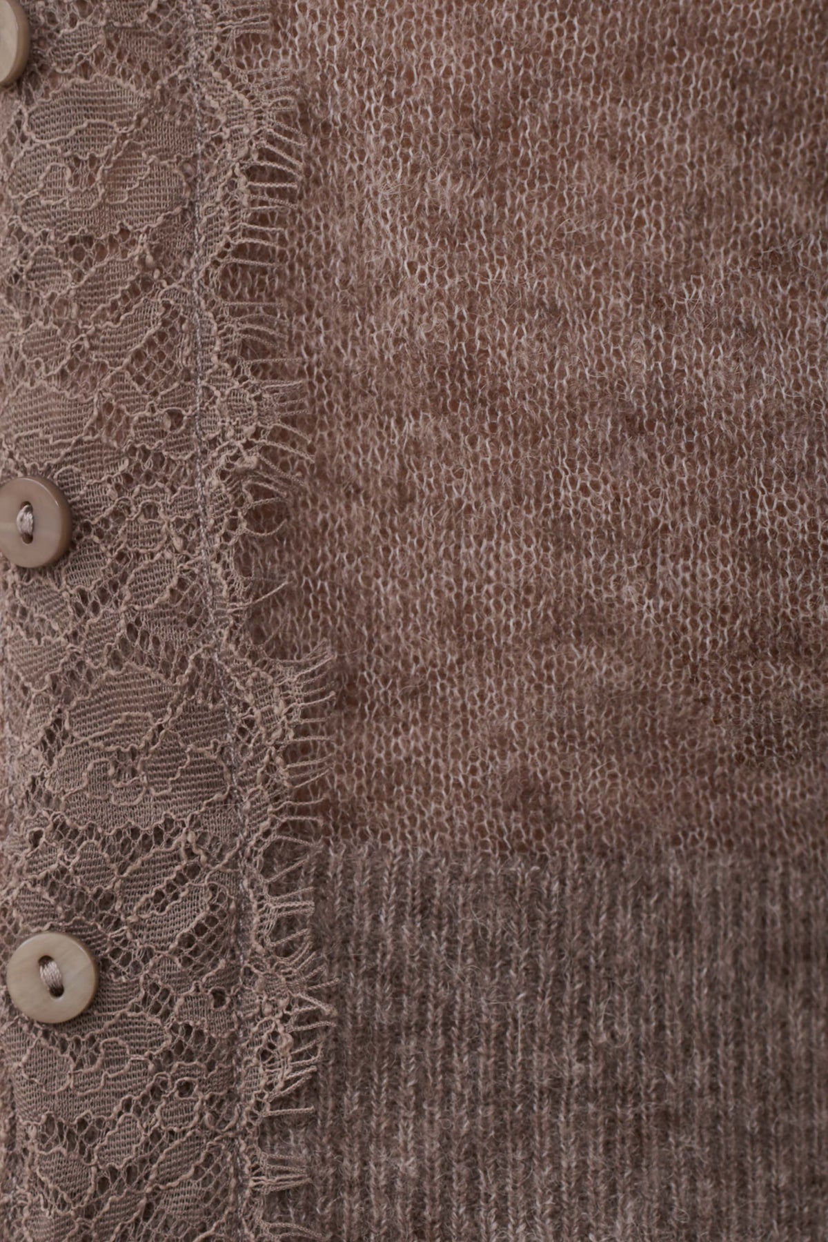 Amrita Lace Knit Cardigan - Oatmeal #6