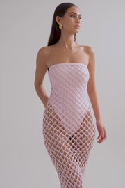 Prudence Knit Midi Dress - Candy Pink