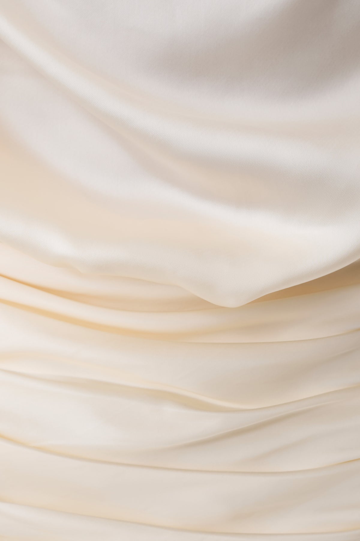 Keena Satin Top With Fringe Scarf - Ivory #6