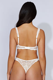 Roisin Lace Cheeky Cut Bottoms - White