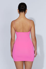 Misty Contour Mini Dress - Bubblegum Pink