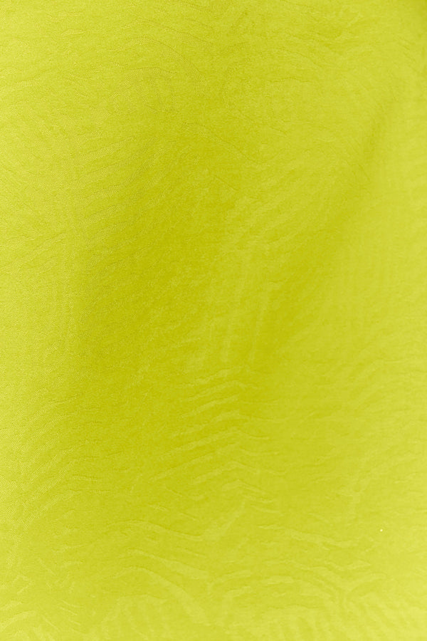 Annalise Wrap Top - Chartreuse