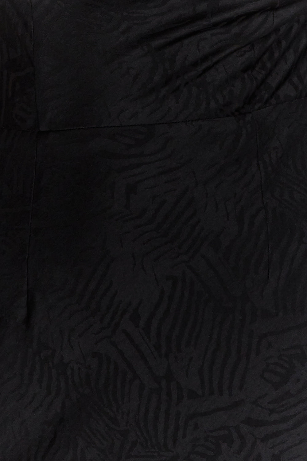 Fallon Cowl Midi Dress - Black