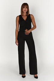 Laurie Low Rise Suiting Pant - Black