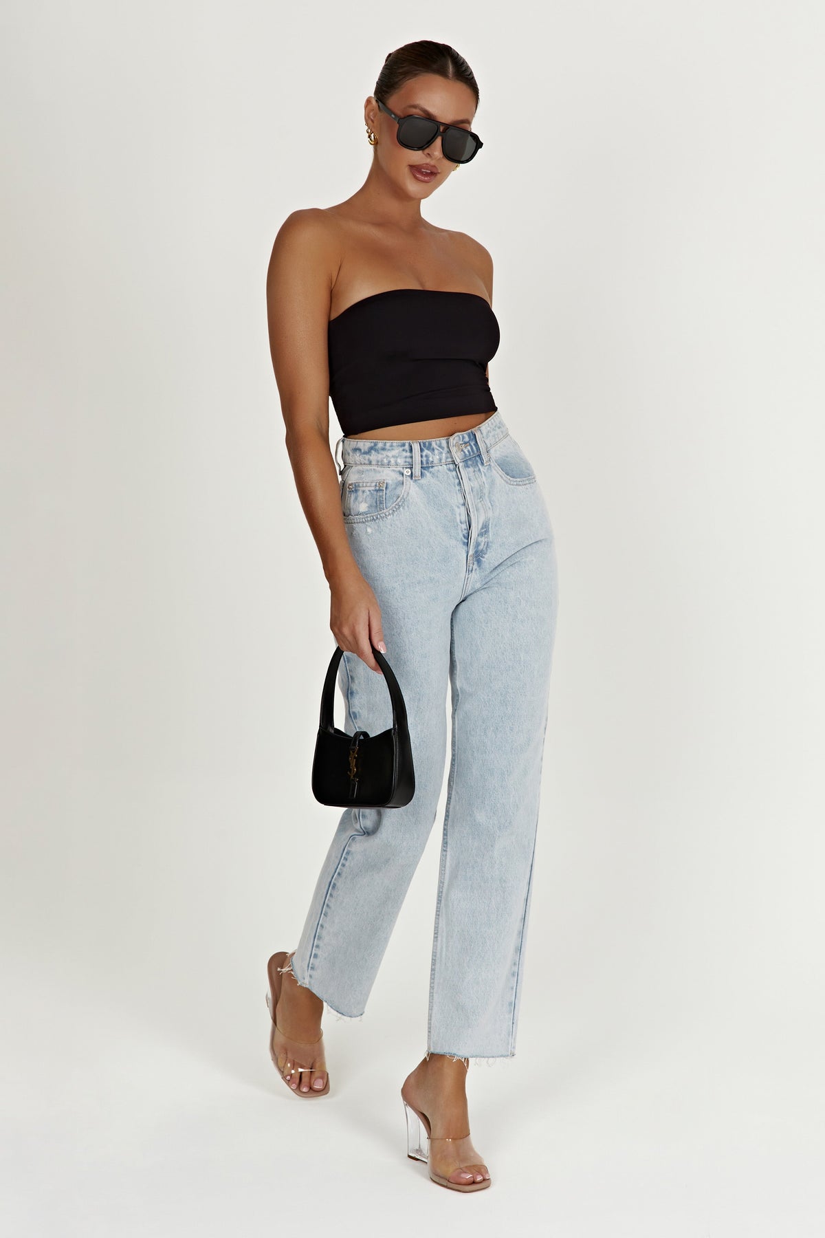 Tina Mom Jean - Light Blue #3