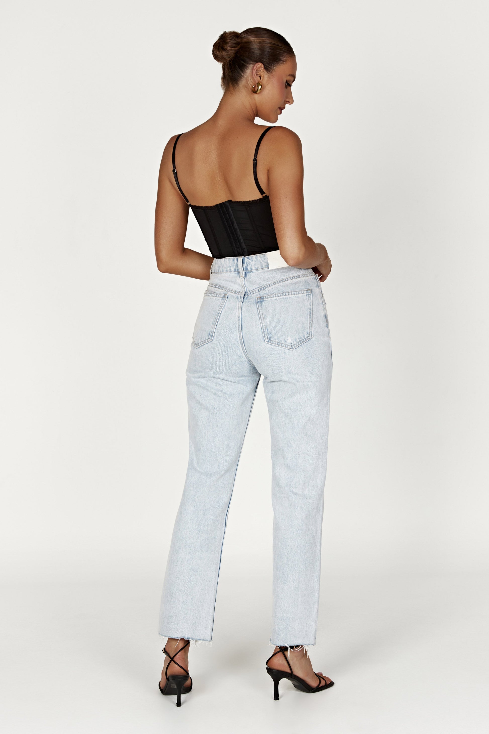 Sansa Lace Bustier - Black #2