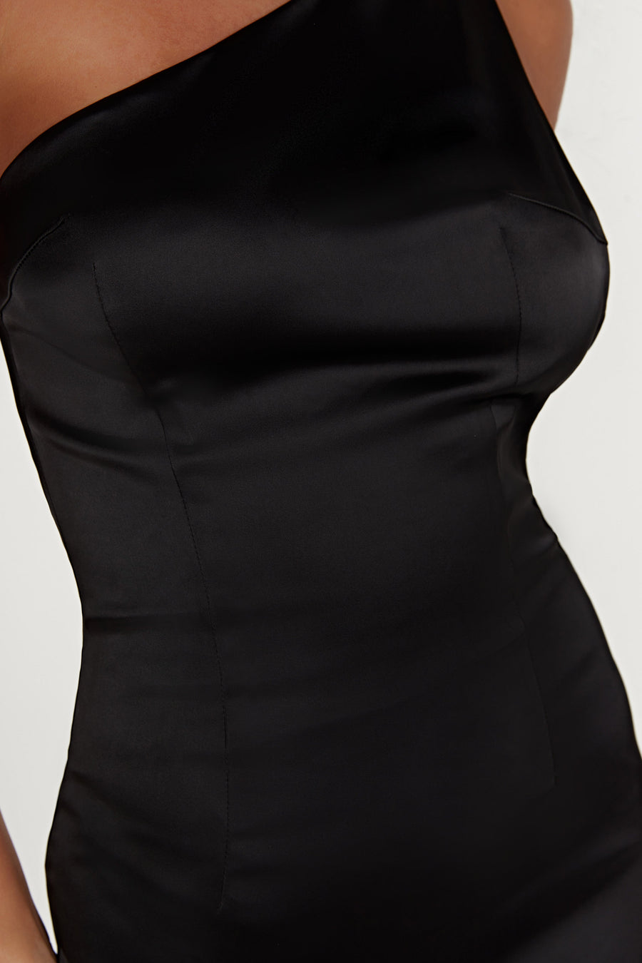 Harper One Shoulder Ruffle Gown