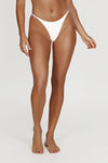 Tatum Diamante Waist Recycled Bikini Bottom - Black
