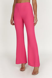 Daisie Chiffon Pants - Candy Pink