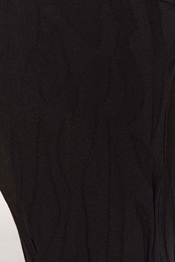 Akari Knit Maxi Skirt - Black