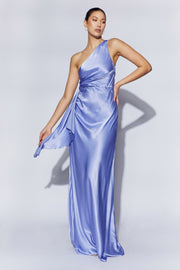 Calliope One Shoulder Maxi Dress - Lavender