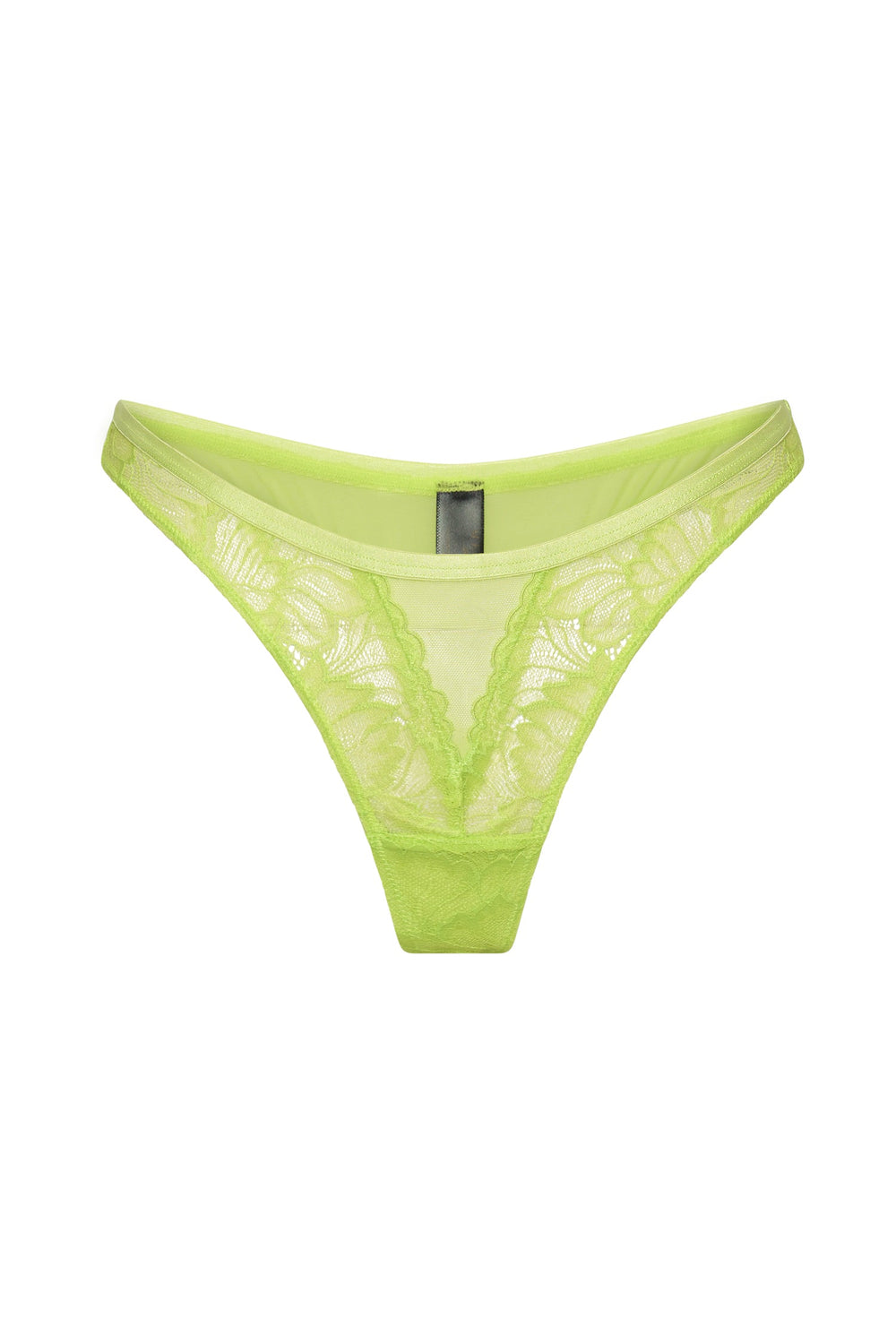 Milana Lace Cheeky Cut Bottoms - Lime Green