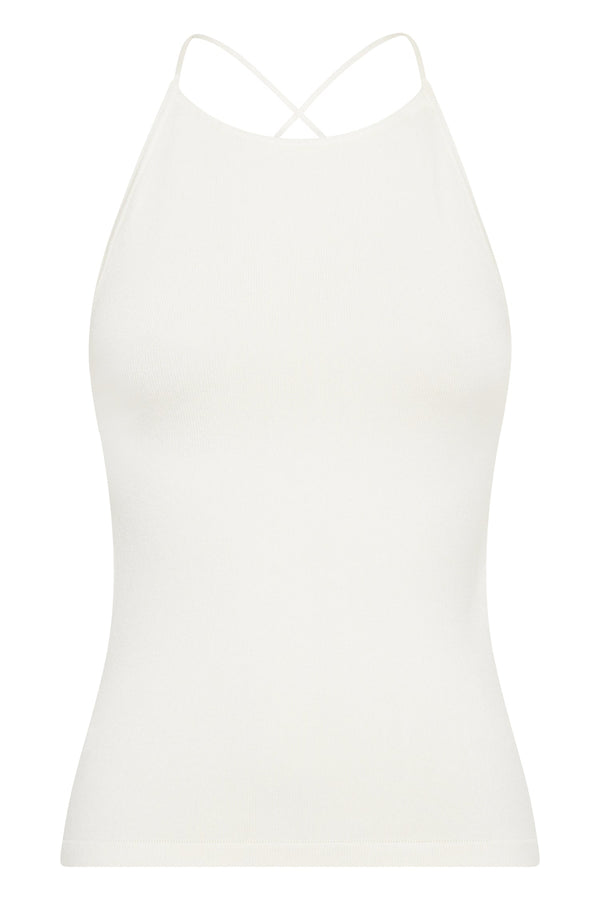 Kelly Long Line Top - Off White