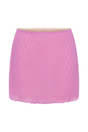 Ivy Mid Rise Mini Skirt - Rose Pink