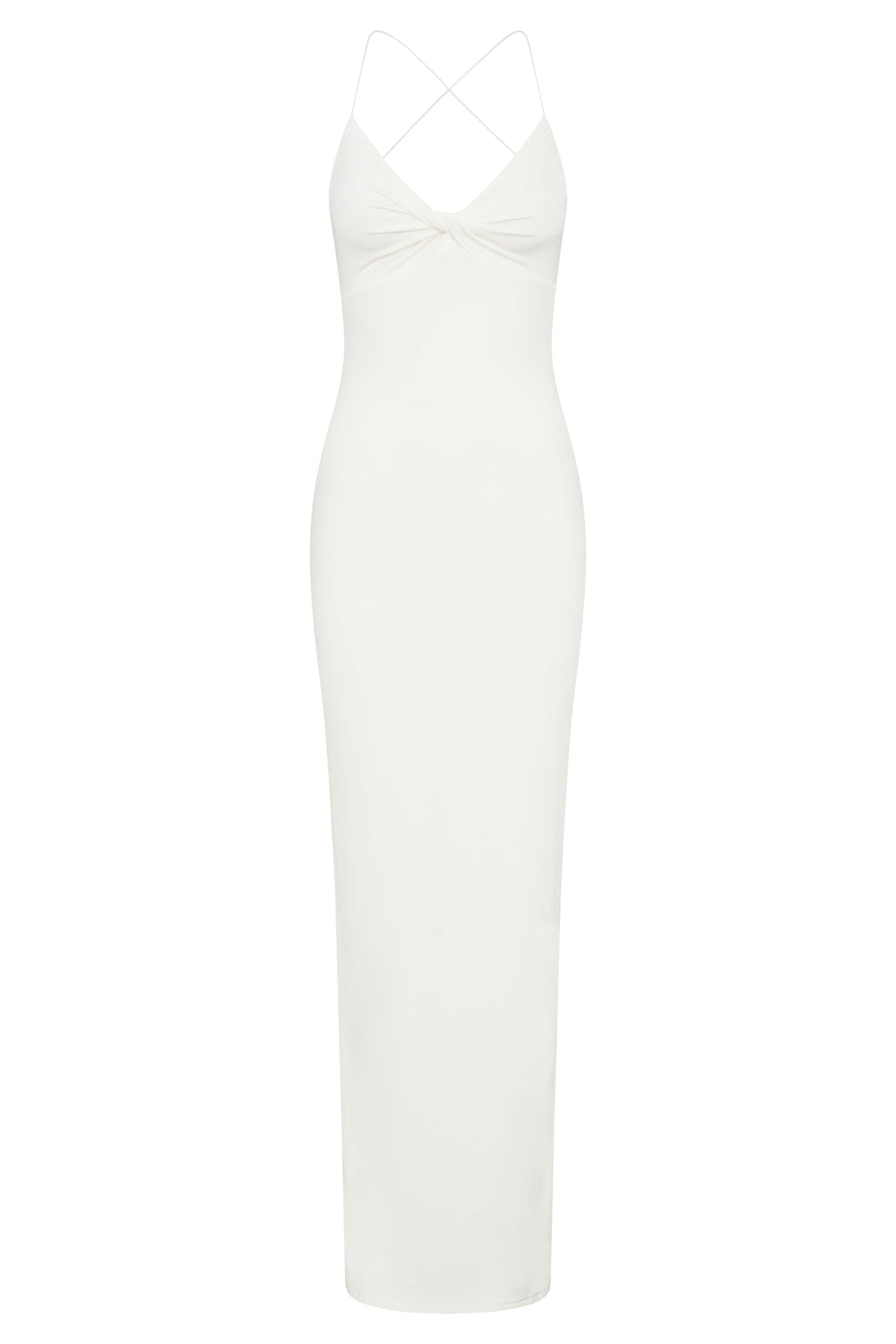 Sinead Twist Maxi Dress - White