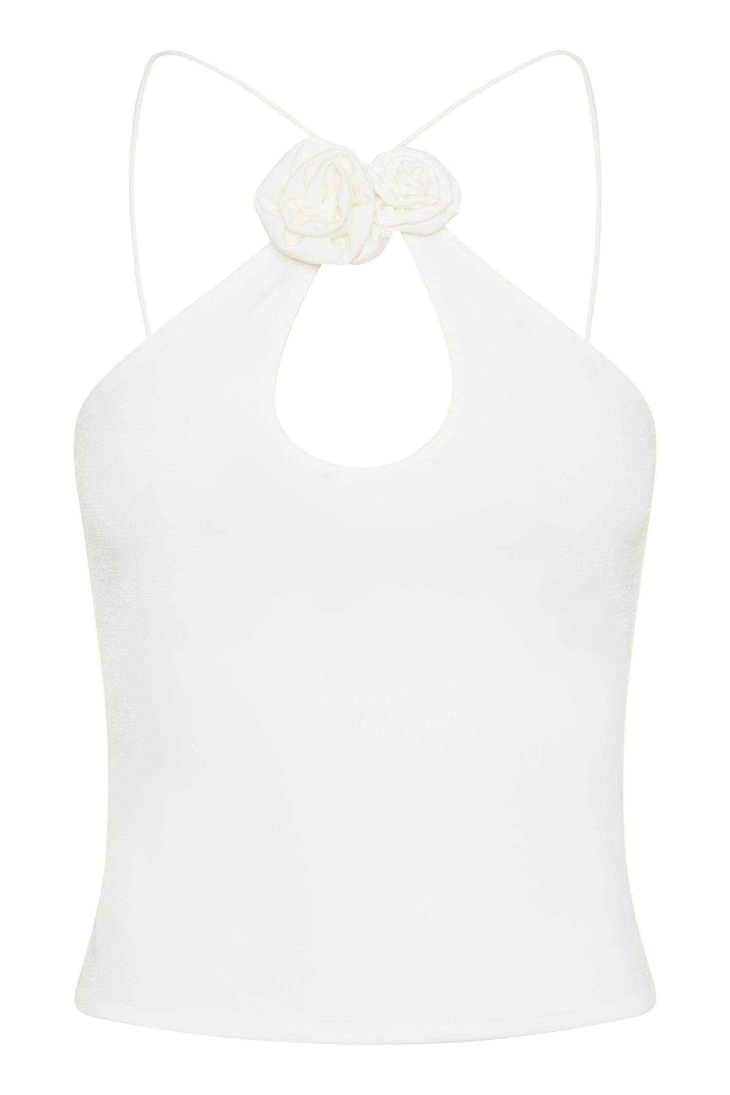 Adeline Rose Halter Top - White #9