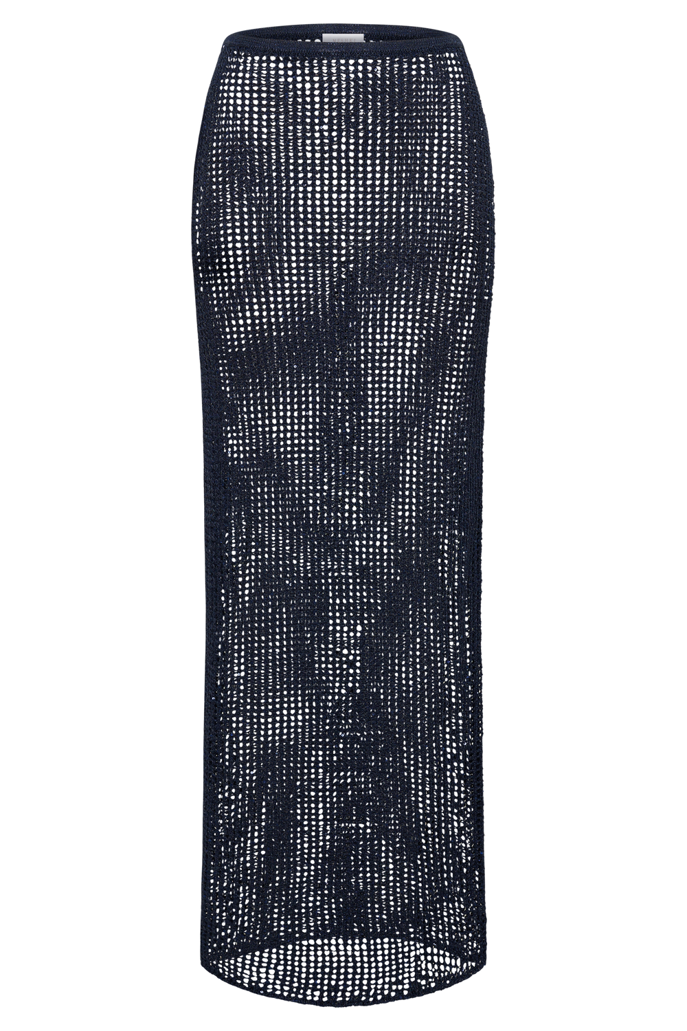 Christa Sequin Crochet Maxi Skirt - Midnight Navy